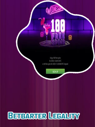Betbarter casino 100 free spins